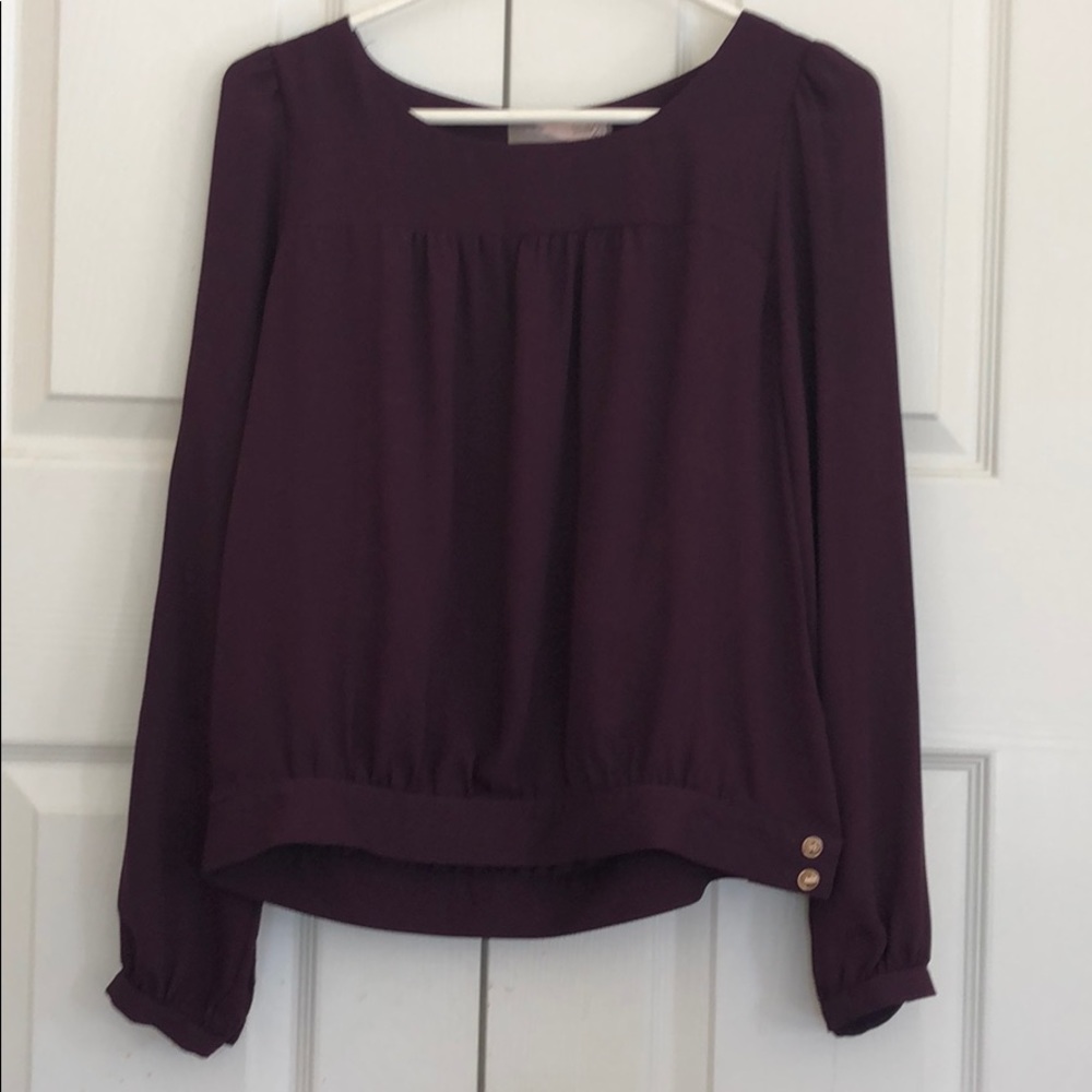 Forever 21 Top in Wine Size S